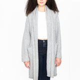 Parker Sweater Coat - Light Grey