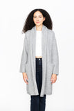 Parker Sweater Coat - Light Grey