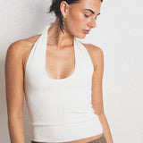 Pauline Halter Top - Coconut