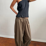 Deiji Studios Balloon Pant in Garden Check - styled