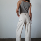 Isa Pant - Bone back view of pant