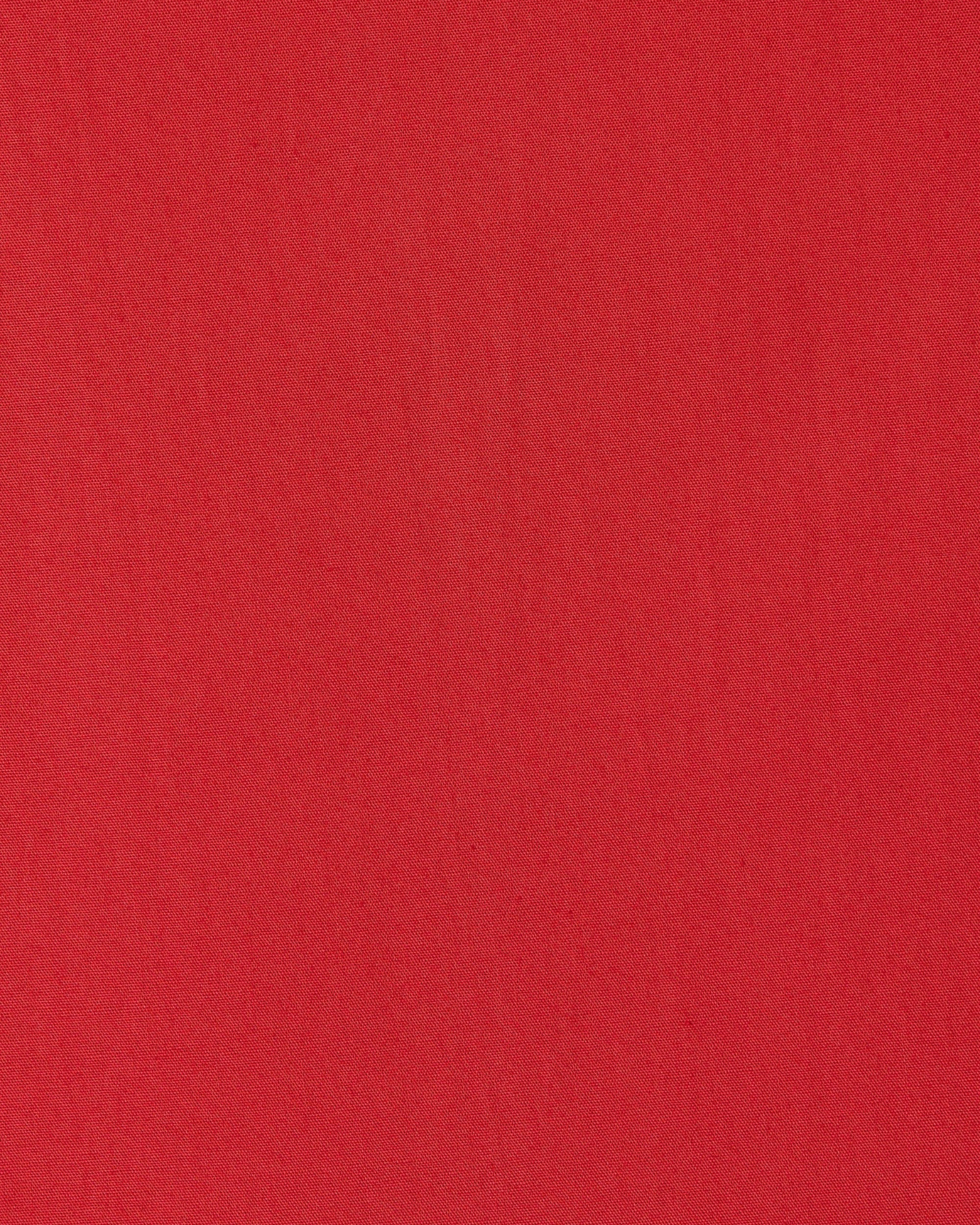 Faithfull the Brand Jovita Midi Dress in Red - cotton poplin fabric texture