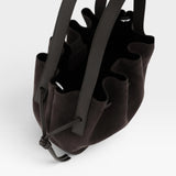 Mini Scallop Tote - Ganache