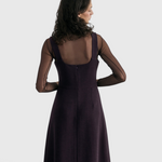 SISA Silk Tulle Beatle in Eggplant