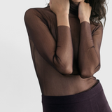 SISA Silk Tulle Beatle in Eggplant