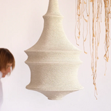 Saint IV Crochet Pendant Lamp in Soft White