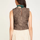 Santanyi Quilted Vest - Walnut Jurassic