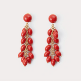 Laurel Earrings | Orange