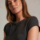 Sheryl Baby Tee - Vintage Black