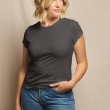 Sheryl Baby Tee - Vintage Black