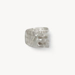 Grey clip on a white background