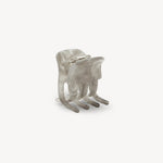 Grey clip on a white background