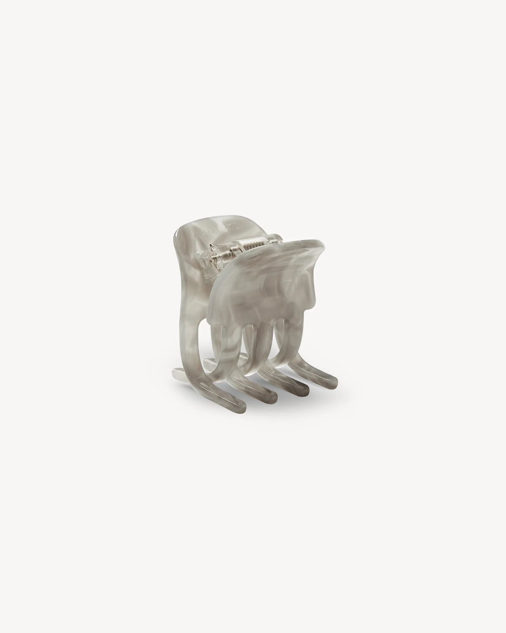 Grey clip on a white background