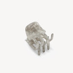Grey clip in a white background