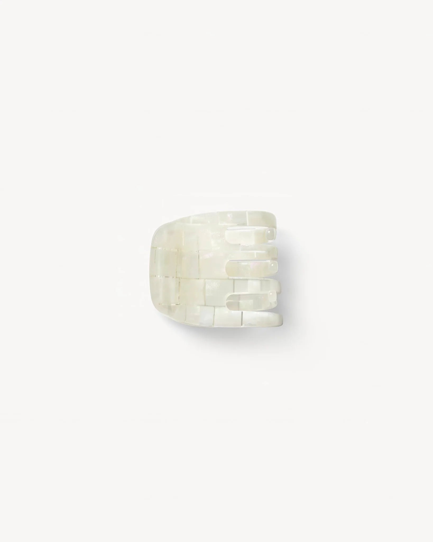 white clip on a white background