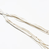 Snowcapped Beaded Fringe Bolo