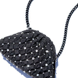 Strass Mini Game Clutch - Black