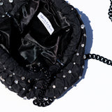 Strass Mini Game Clutch - Black