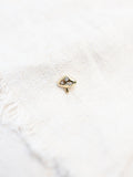 14K Diamond Mushroom Studs