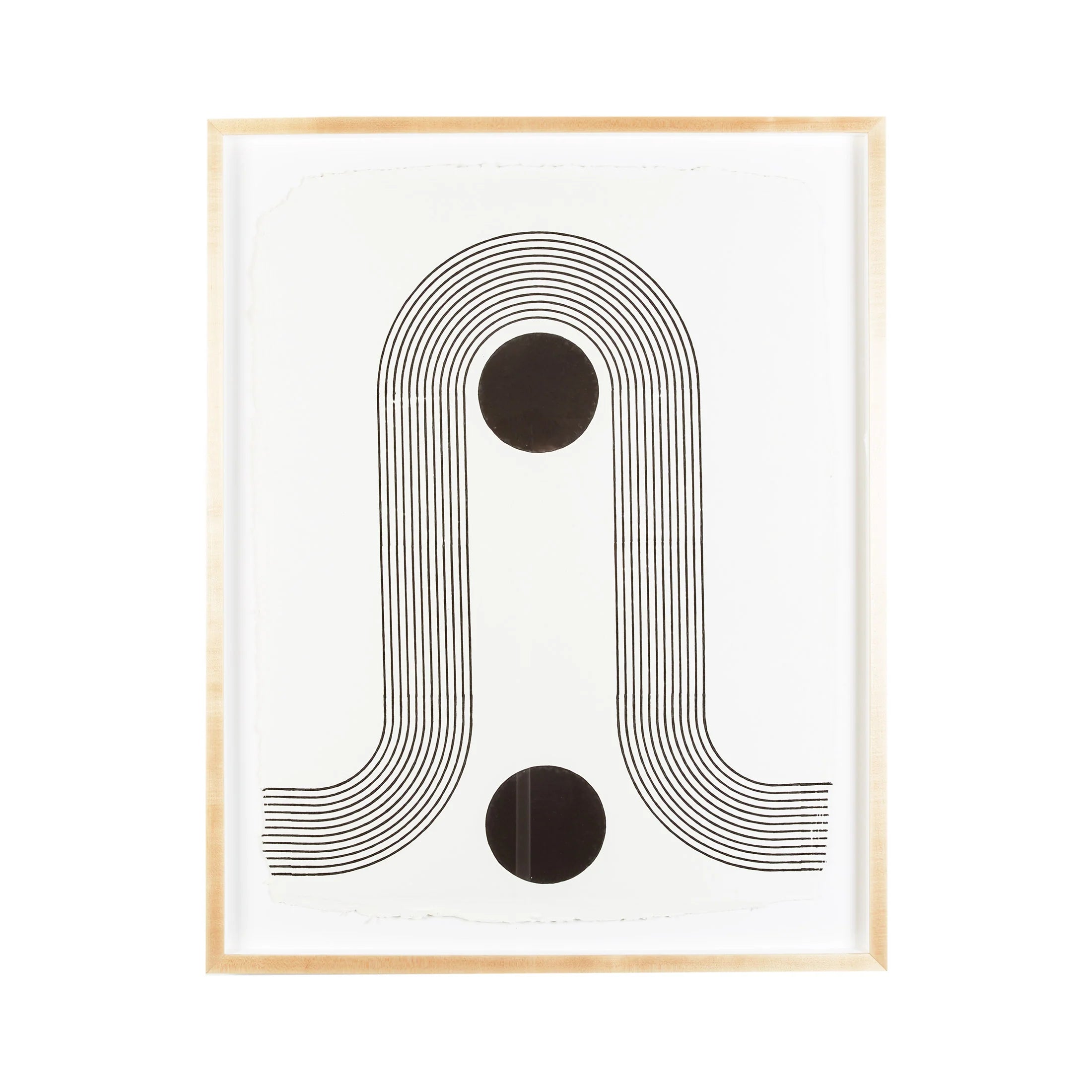 Block Shop Sunwave Woodblock Print