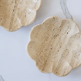 Travertine Scalloped Dish — view 3
