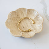 Travertine Scalloped Dish — view 4