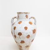 Vintage Anatolian Polka Dot Olive Jar