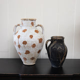 Vintage Anatolian Polka Dot Olive Jar