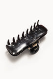 No. 4 Claw Clip - Black Marble