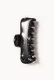 No. 4 Claw Clip - Black Marble