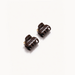 No. 1 Claw Clip Set - Espresso pictured as a set on an angle