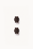 No. 1 Claw Clip Set - Espresso view of prongs on clip