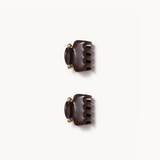 No. 1 Claw Clip Set - Espresso