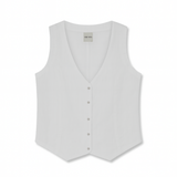 Violette Vest - White