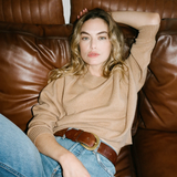 Genevieve Cashmere Sweater - Desert