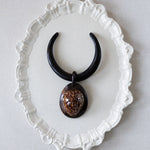 Vintage Oceanic Elegance Cowrie Shell Pendant Necklace