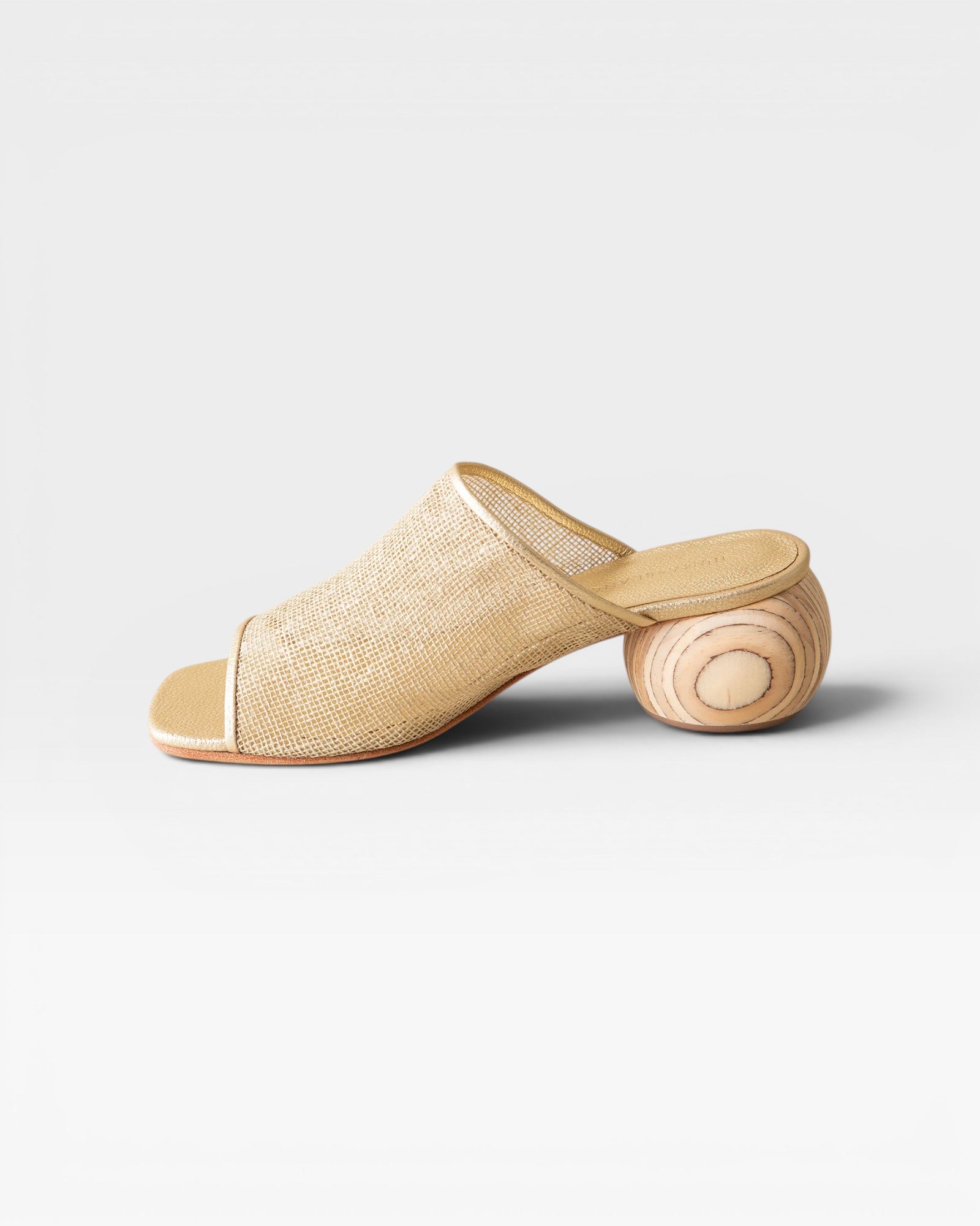Milla Mule - Gold Jute