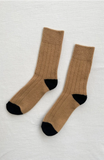 Classic Cashmere Socks in Camel