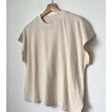 Jeanne Cotton Tee - Naturel