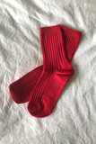 Her socks - classic Red