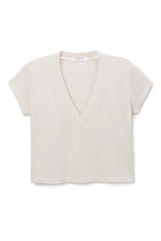 Alanis V Neck - Sugar — view 3
