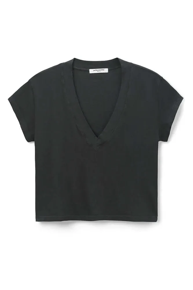 Alanis V Neck - Vintage Black — view 2