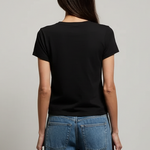 Alanis V Neck - Vintage Black — view 4