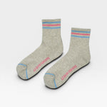 Girlfriend Socks in Bright Grey