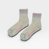 Girlfriend Socks in Bright Grey