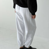 French Terry Balloon Pants - Icy Grey