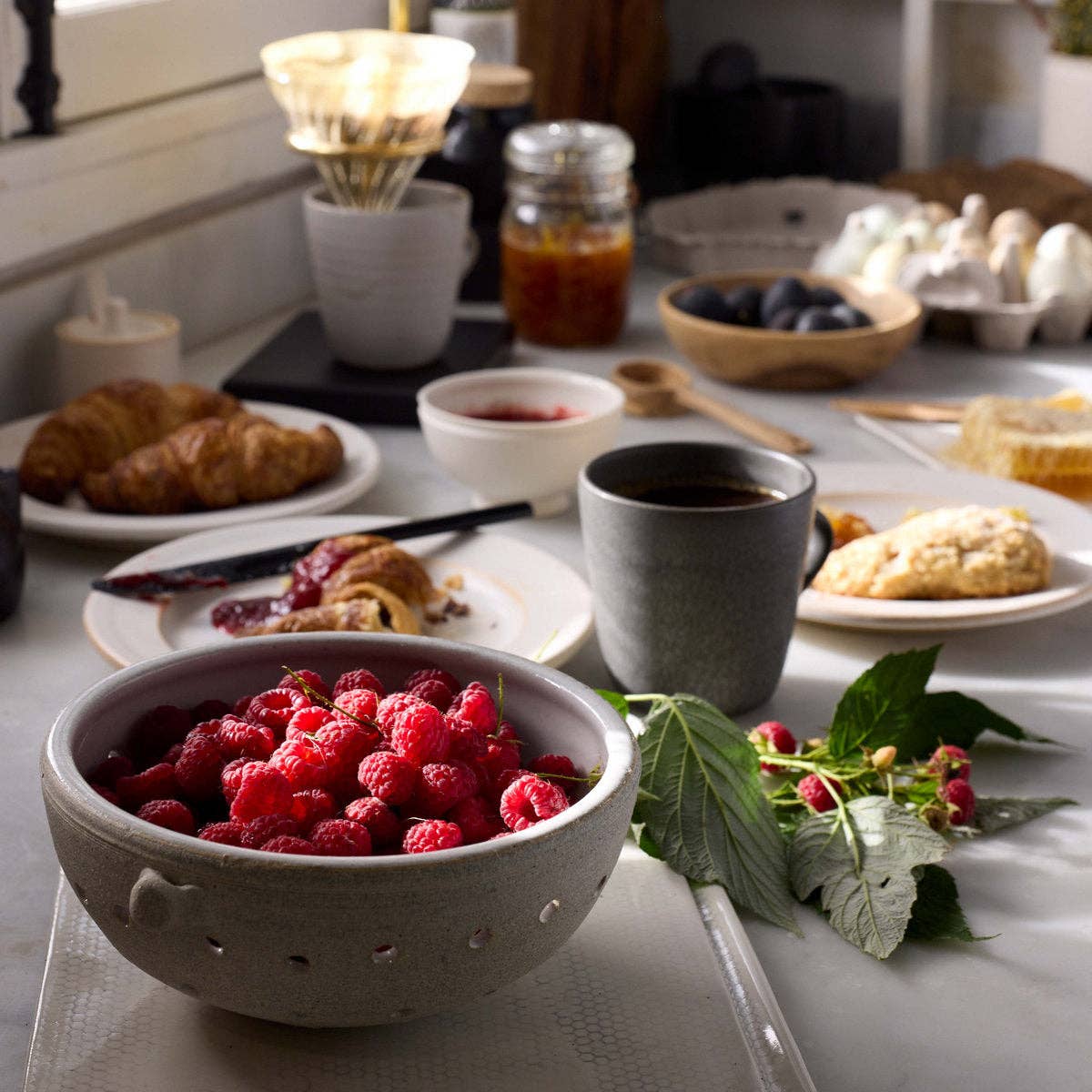 Vermont Stoneware Berry Colander — view 3