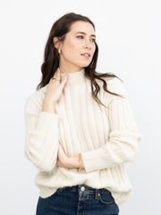 Demi Mock Neck - Ivory