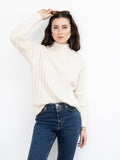 Demi Mock Neck - Ivory