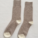 Classic Cashmere Socks in fawn